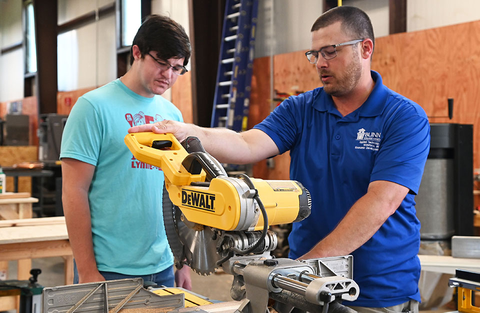 Instructor Robert Dailey brings more than 10 years of custom furniture and cabinetry experience to Blinn’s Carpentry Program