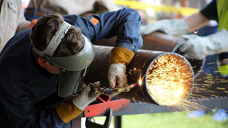 Welding Technology Background Graphic